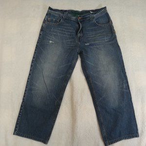 MENS VINTAGE BILLABONG BLUE JEANS 38X32